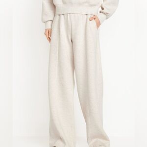 Old Navy Women's Cream Wide Leg Pants